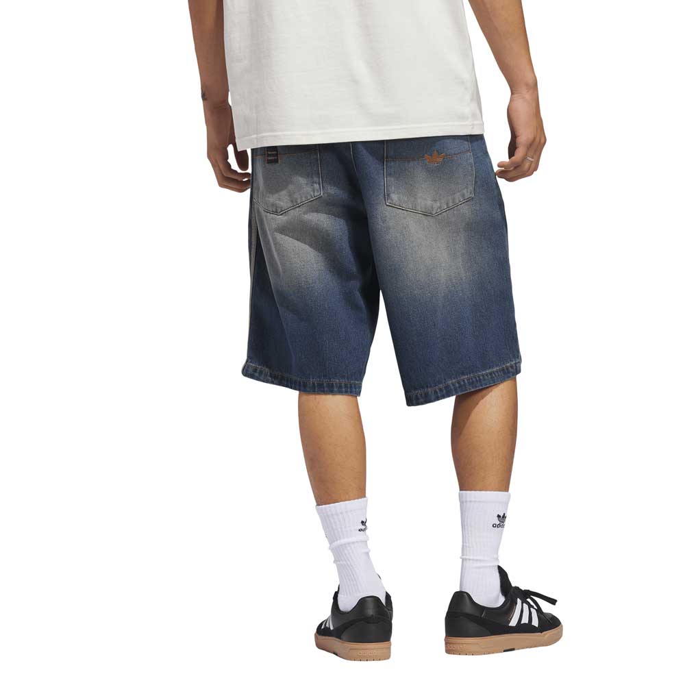 KE7075 Tyshawn Indigo Denim Shorts Adidas Skateboarding