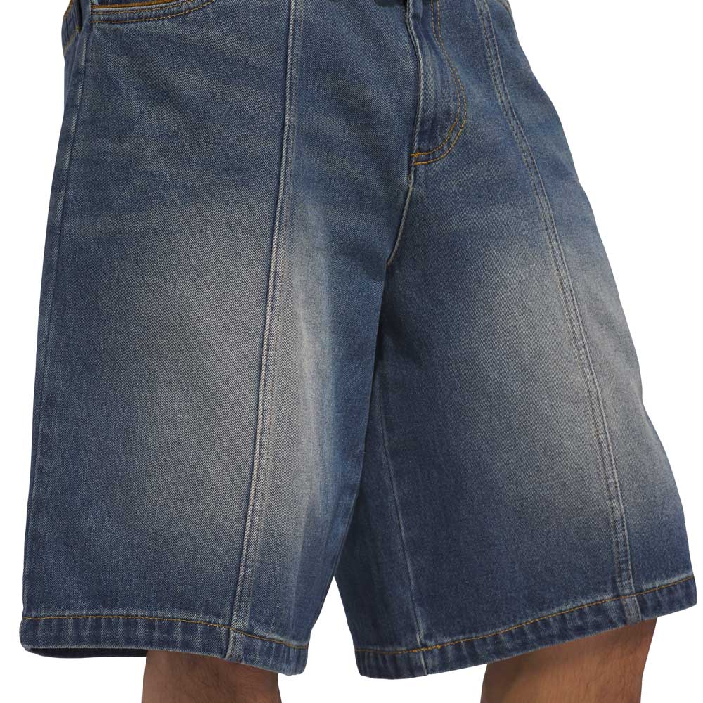 KE7075 Tyshawn Indigo Denim Shorts Adidas Skateboarding