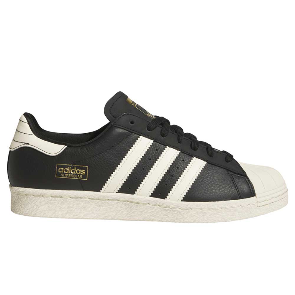 KK5003 Black White Superstar 80 ADV Adidas Skateboarding Leather