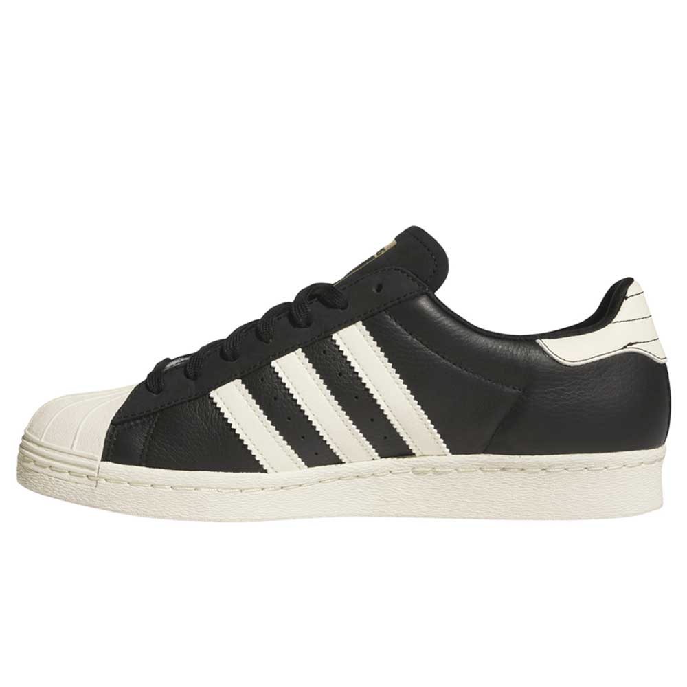 KK5003 Black White Superstar 80 ADV Adidas Skateboarding Leather