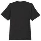 The Kogan Dog Tee Black Blue KC6304 by Adidas Skateboarding is a plain black short-sleeve t-shirt, shown from the back and laid flat on a white background.