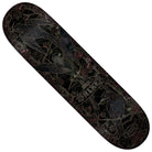 The Kyle Black Sun Cathedral 8.38x32.25 Real Skateboard Deck showcases a striking stained-glass-inspired design in dark tones, featuring two birds and vibrant red roses. Stylized, transparent “BAKER” lettering appears near the bottom right, making this deck a standout piece for any collection inspired by the Black Sun Cathedral series from Real Skateboards.