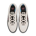A pair of Light Orewood FV6064104 Malor Nike SB shoes with black detailing, red swooshes, black tongues, and white laces—perfect durable skate shoes for everyday sessions.