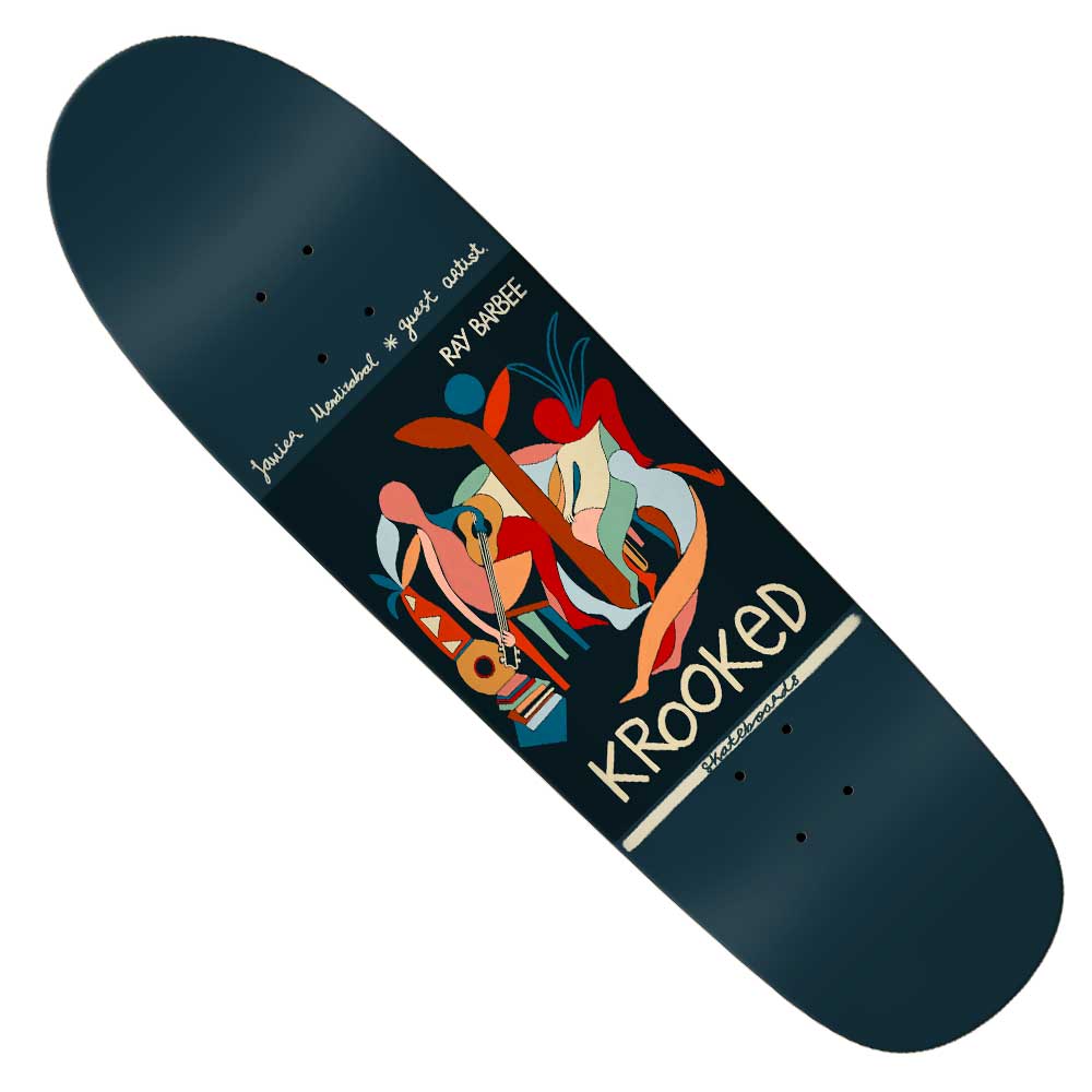 Little Postcards Ray Barbee 8.88x32.12 Krooked Skateboard Deck