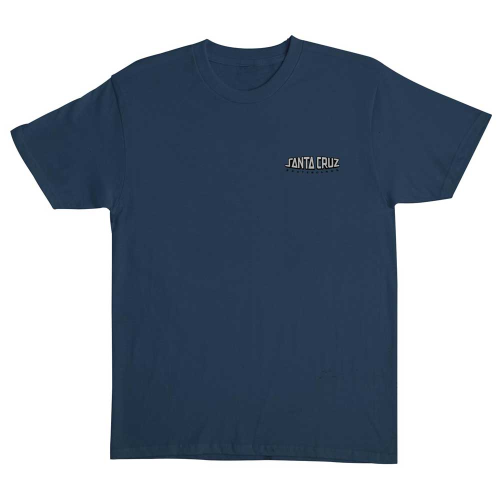 Malba Crash Dot Blue Dusk S/S Heavyweight T-Shirt Mens Santa Cruz