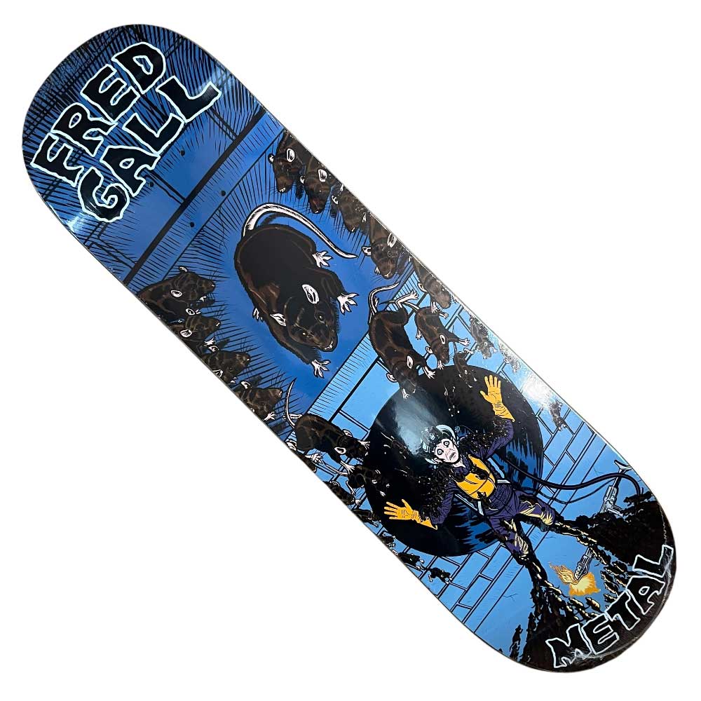 Metal Deck Fred Gall Willard 8.5x31.9 Skateboard Deck