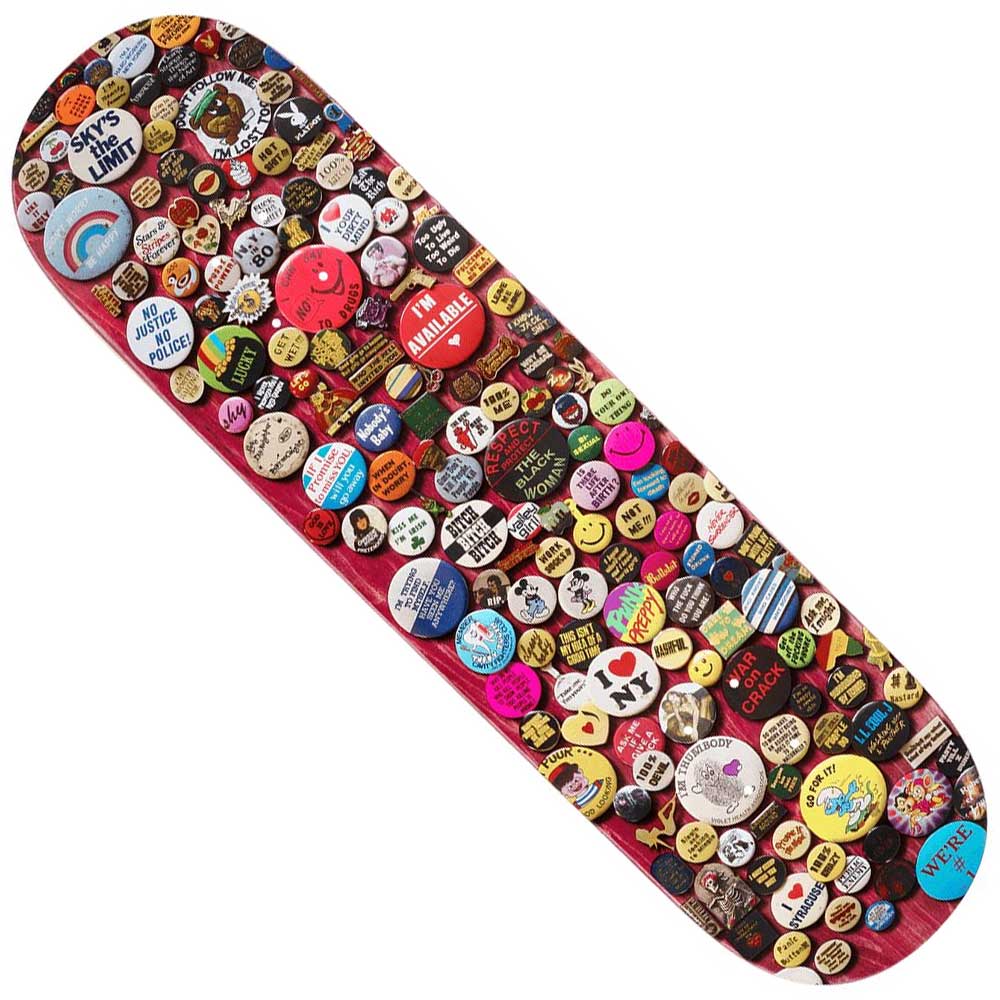 Multi Buttons Deck 8.38 Violet Skateboards Deck – Southside
