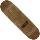 The Provost Blade Pro 8.8in x 31.95in Creature Skateboard Deck features a natural wooden finish with "PROVOST" in bold black letters and a small yellow logo above the left bolt holes.