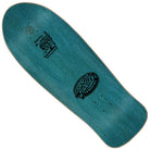The Natas Sketch Panther Reissue 10.54in x 30.14in deck from Santa Cruz Decks features a bold blue design with striking black branding and graphics, showcasing a cartoon-style creature wielding a spray can. This Old School skateboard deck offers a wide, rounded nose and a narrower tail for timeless style and performance. Please note: wheels and trucks are not included.