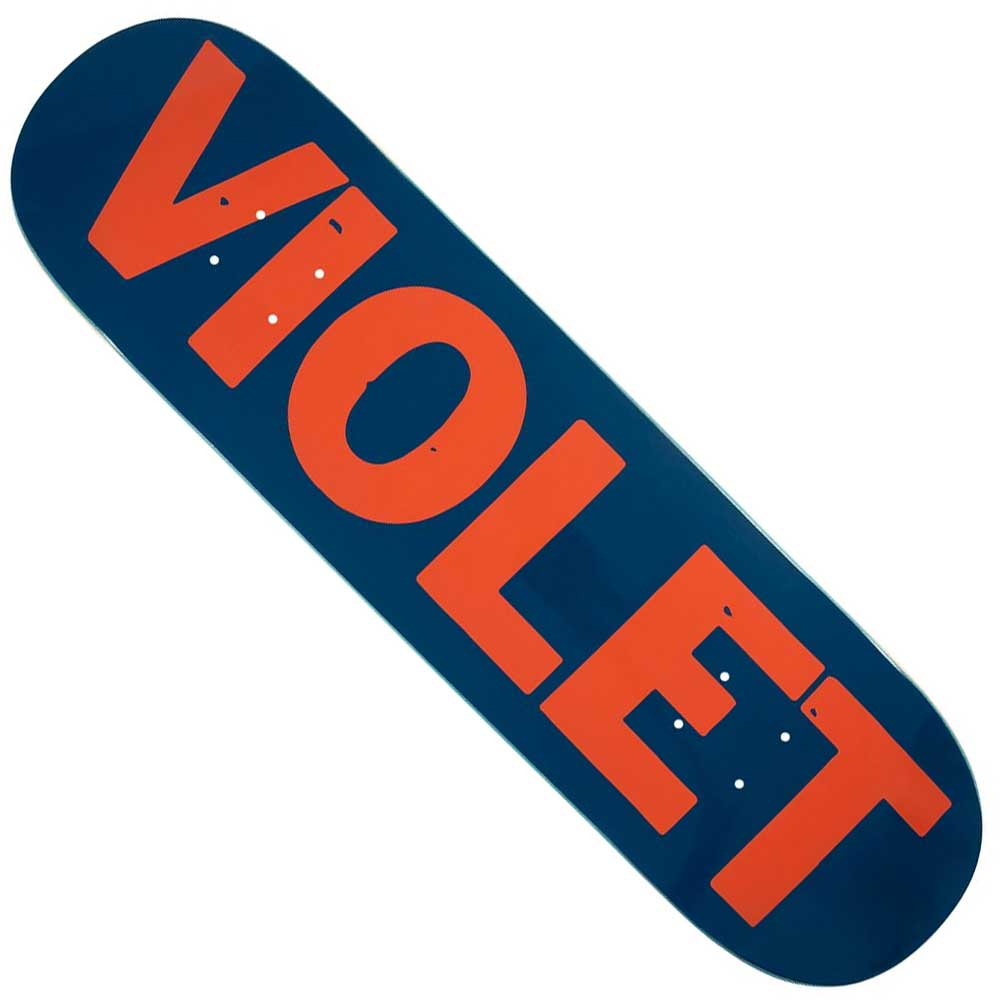 Navy Stamp Deck 8 Violet Skateboards Deck – Southside Skatepark