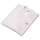 The New Balance Numeric Waffle Knit Tee MT51958GYM is a folded, light gray thermal with long sleeves, three buttons, and the New Balance logo embroidered on the chest.