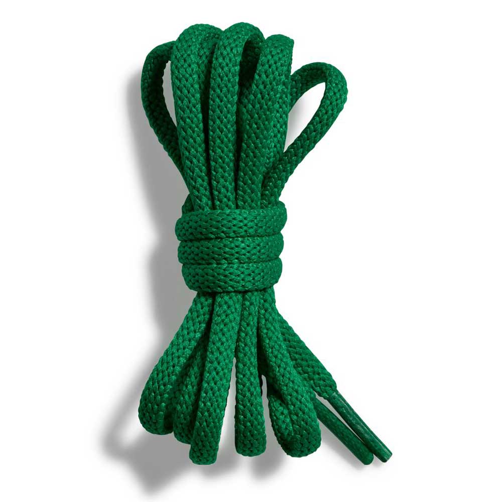 Coiled dark green shoelaces on AF1 Cool Grey Court Green Black IV5289003 Nike SB Suede Skateboarding Shoes.