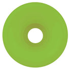 A vivid green OJ Wheels Super Juice 60mm78A skateboard wheel, circular in shape with a central hole, is shown from above against a white background.