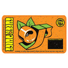 Show off your love for premium wheels with this orange skateboard sticker inspired by the OJ Wheels Super Juice 60mm78A Green. The design features a cartoon orange fruit and green leaves forming a “J,” along with the text “Super Juice, 60mm 78A” and a speed warning. Its vibrant orange background with water droplets gives it an ultra-fresh style—perfect for fans of quality skateboard wheels.