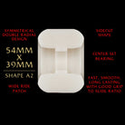 The Powell Peralta Dragons 93A A2 Symmetrical Shape skateboard wheels feature a wide ride patch, sidecut design, center set bearing, and good grip for sliding; size: 54mm x 39mm.