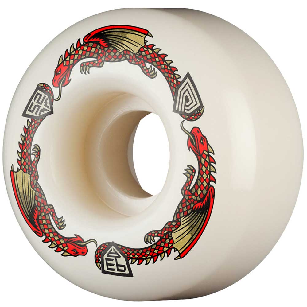 Powell Peralta ドラゴンフォミラー V1 52mm 93A Powell Peralta Dragons 93A - V1 Symmetrical Shape - Narrow Ride