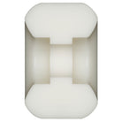 The Powell Peralta Nano Rats 88A AV6 Skateboard Wheels feature a white, cylindrical design with chamfered edges and a central groove, measuring 56mm x 36mm, and are shown against a plain white background.