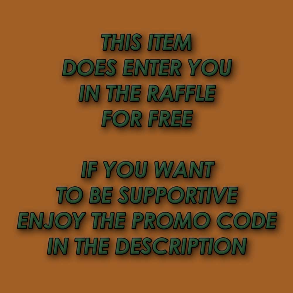 Text on a brown background reads: Buying the READ BELOW the BUTTON RAFFLE Nike SB Air Force 1 Flax Black enters you in Southside Skatepark's free raffle. Support us and use the promo code in the description—great for Nike SB Air Force 1 fans!.