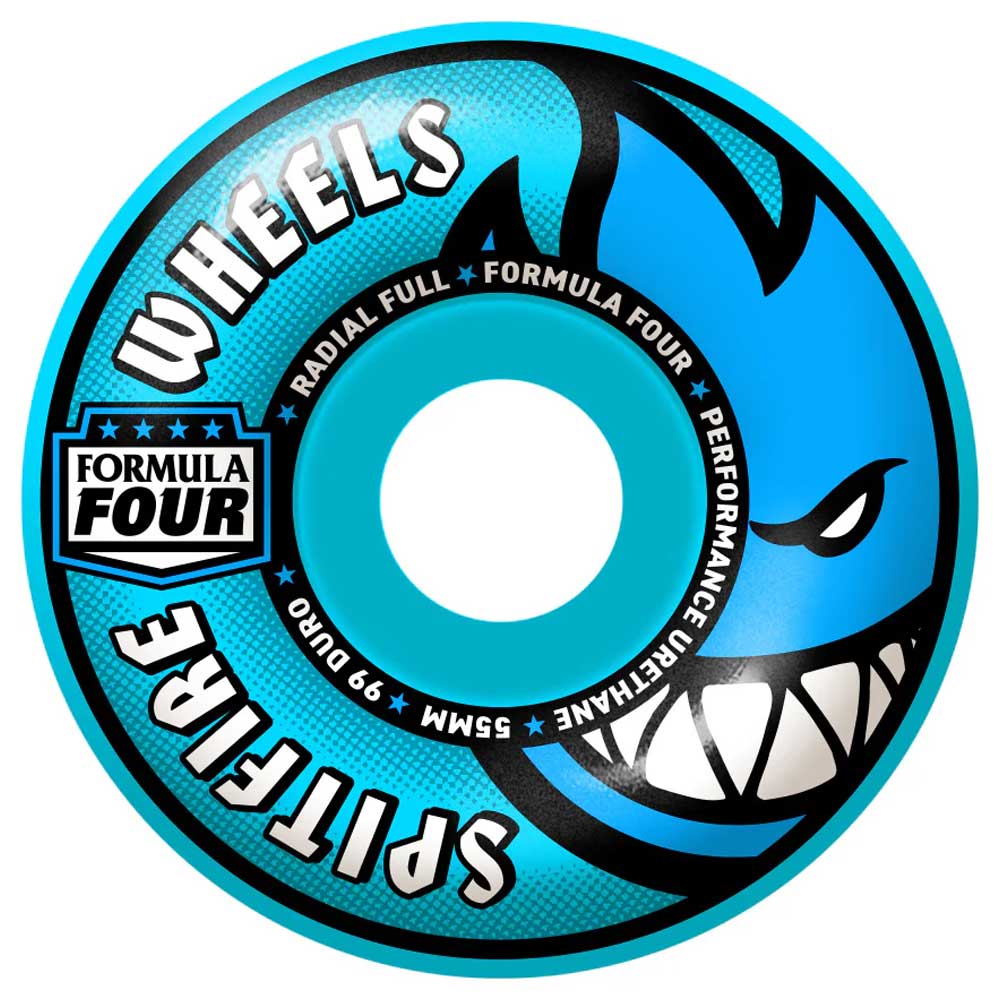 Radial Full Blue 55mm99A Formula Four Spitfire Wheels – Southside
