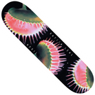 The Rayssa Leal 8 Snappy April Skateboards Deck is a premium maple popsicle deck featuring vivid close-up Venus flytrap art in green, pink, and red, with APRIL and RAYSA LEAL text—ideal for street and park skating.