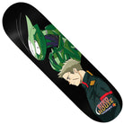 The Red Shift Jaws 8.38x32 Birdhouse Deck features anime-style art of a young man in uniform and a green robot on a black background—ideal for skaters who love bold design and Red Shift vibes.