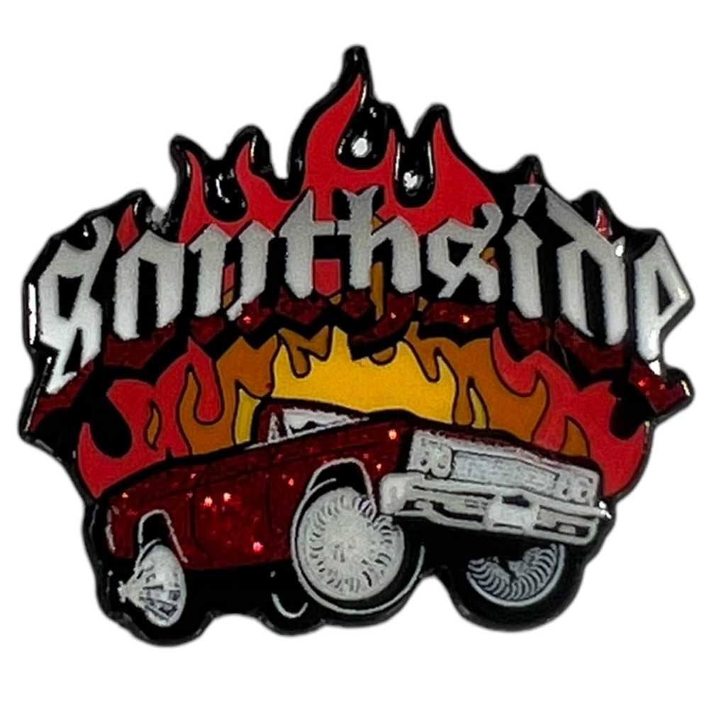 Red Sparkle Southside Lowrider Southside Pin by Whatafitted