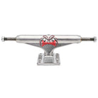 The Rhino Span Polished Silver Standard INDY 169 Stage 11 Trucks (set of two) feature a sleek, polished finish—ideal for fans of bold skate styles inspired by Chris "Rhino" Rooney or those who love Independent Stage 11 performance.