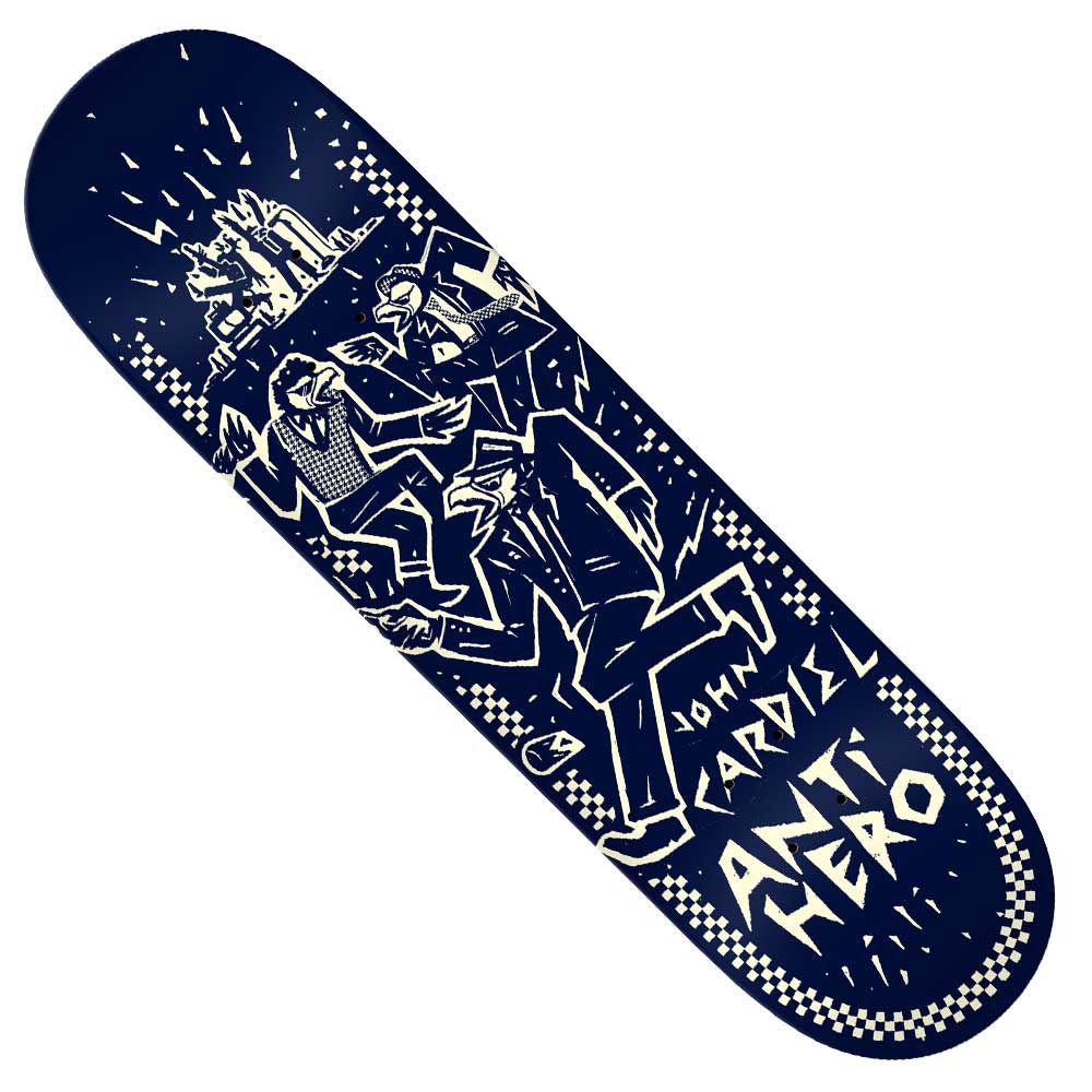 Ruder Bwoys Cardiel 8.62x32.25 Anti Hero Skateboards Deck