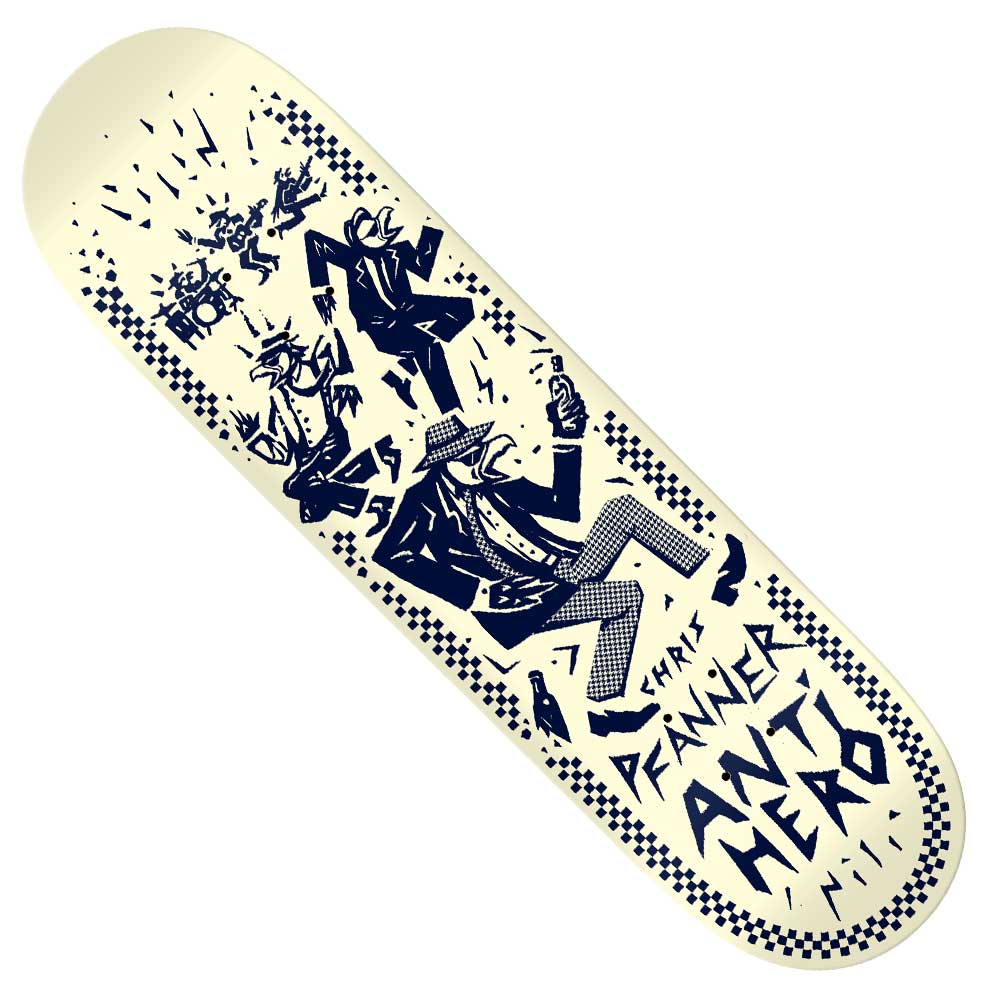 Ruder Bwoys Pfanner 8.25x32 Anti Hero Skateboards Deck
