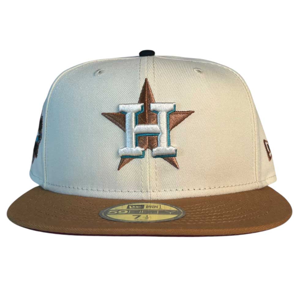 Saltwater Pack Cream Bronze Houston Astros New Era Hat 5950 Fitted