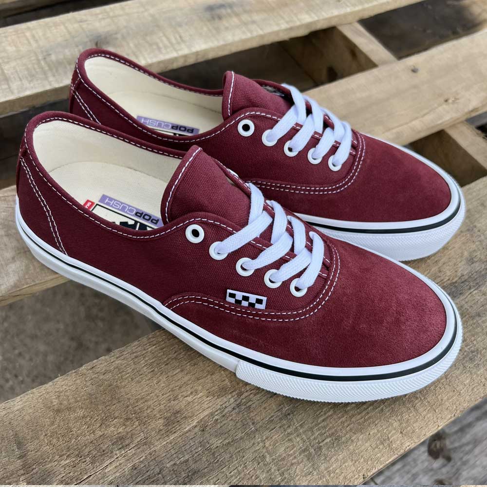 Burgundy vans online