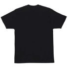 The Span Realtree APX S/S Heavyweight T-Shirt Independent Tee is displayed from the back, featuring short sleeves and a plain black design against a white background.