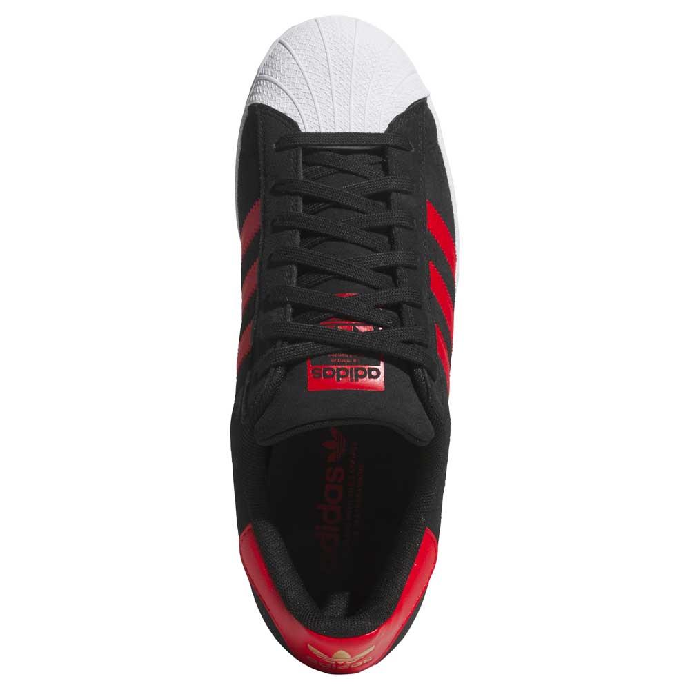 black and red shell toe adidas