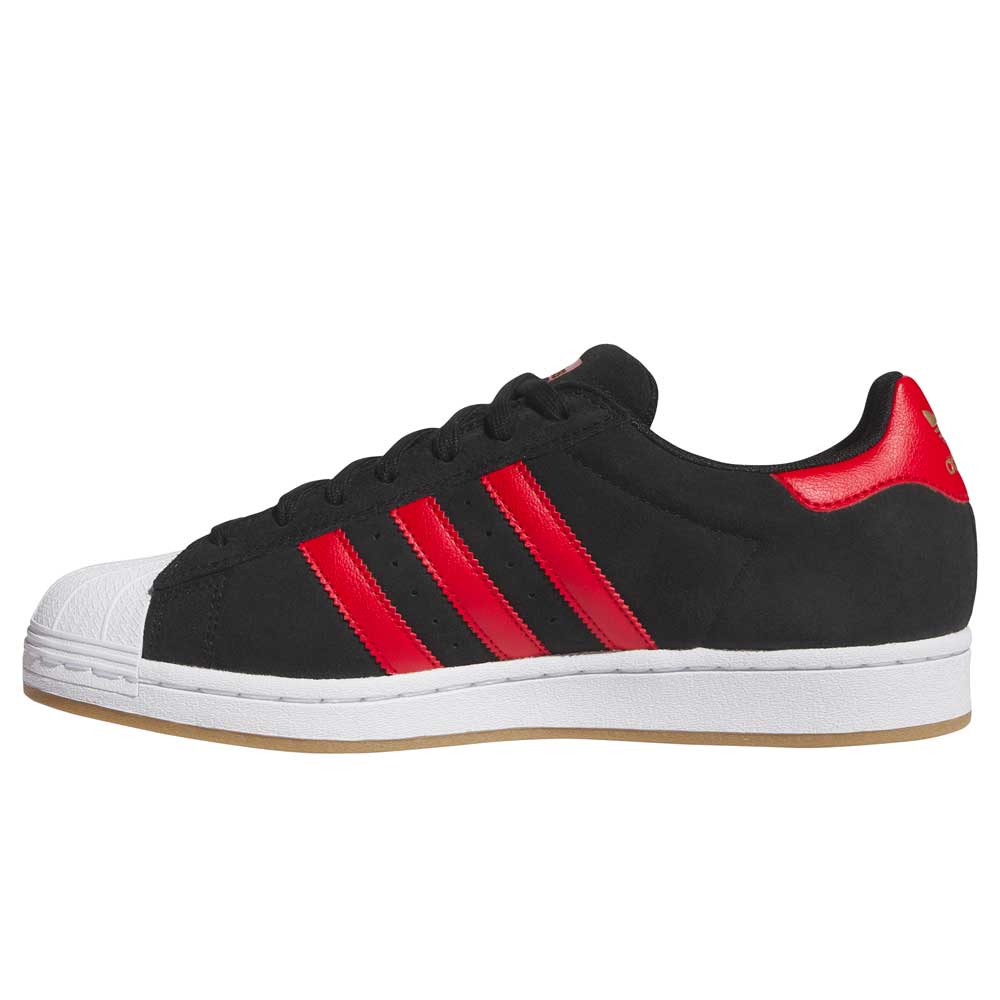 adidas superstar all red suede
