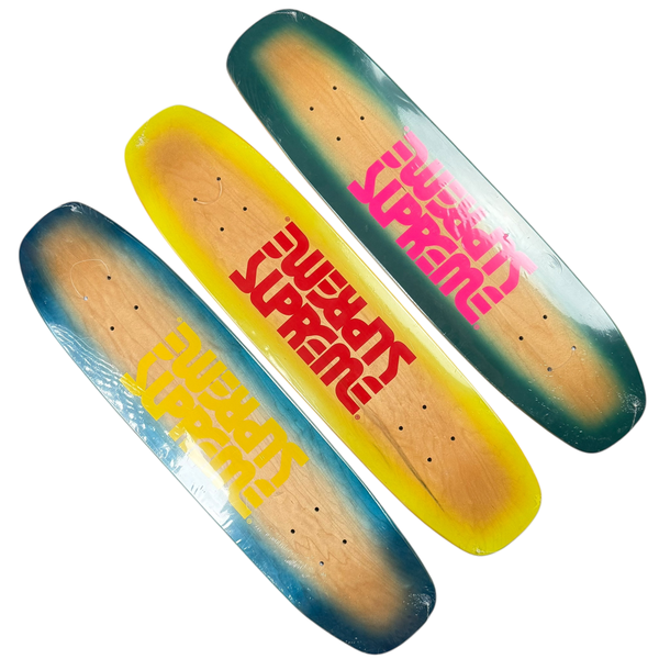 Supreme Spray Faded Cruiser 3 Board Deck Set Collectible