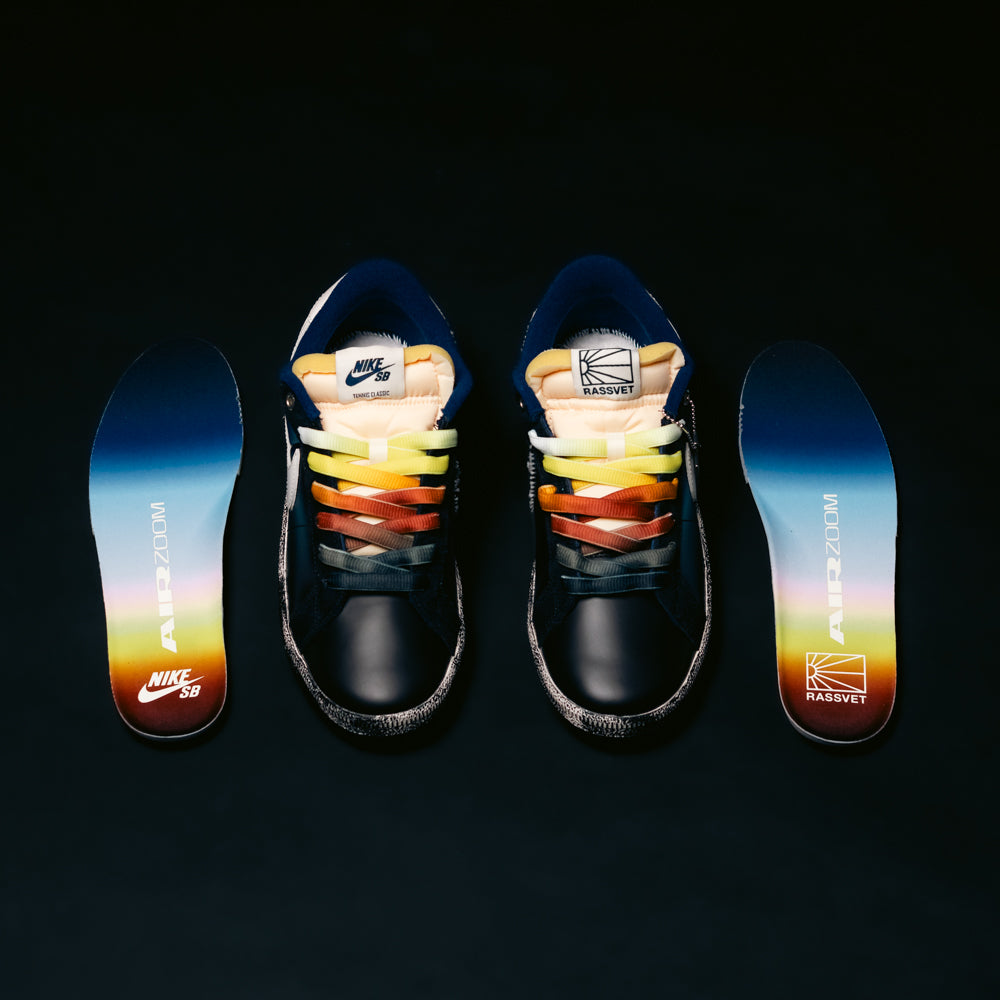 Zoom Tennis Classic x Rassvet IO9846400 Blue Void Sail Nike SB