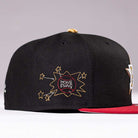 The Last Call New Era Hat 5950 Fitted NEW YEAR DROP features a black and red design with yellow star accents and HOME RUN! embroidered in a comic-style burst—available now, so grab yours before it’s gone!.