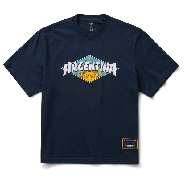 Thrasher Magazine x Adidas AFA Tee Navy KX4543 Adidas