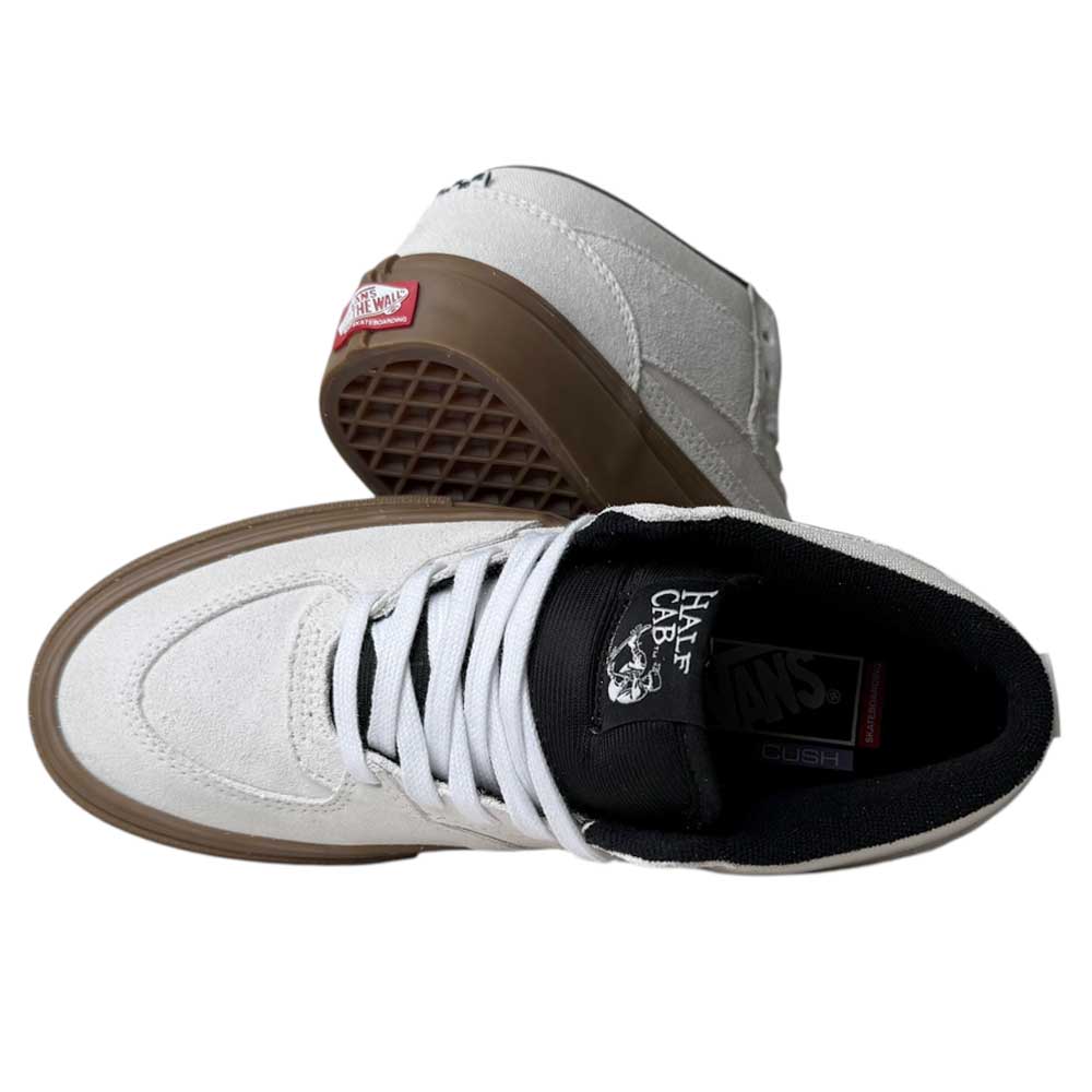 VN0A2Z348YG Antique White Gum Suede Skate Half Cab Vans Shoes