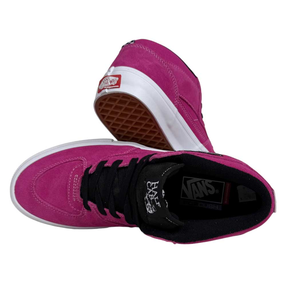 Vans Skate Half Cab ピンク/ブラック スエード スケート VN0A2Z34AFJ1 Pop Hot Pink Suede Skate Half Cab Vans Shoes