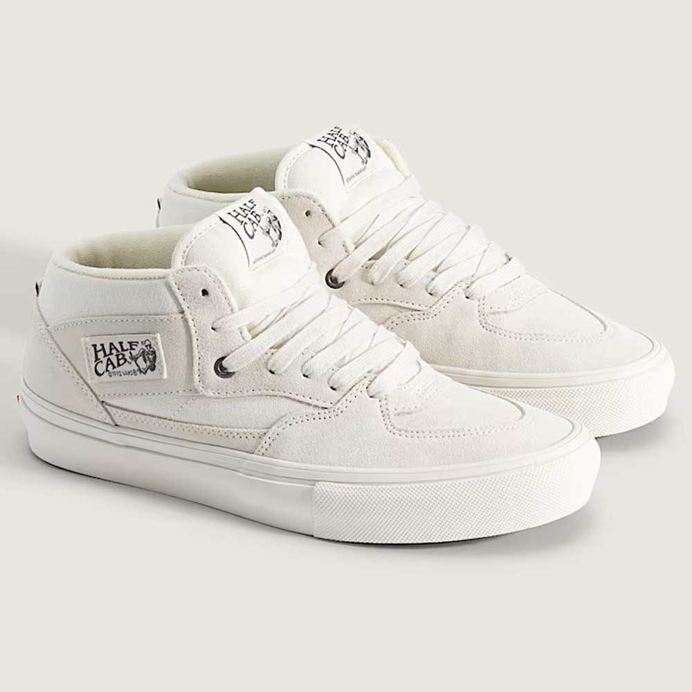 Vans Skate Half Cab Marshmallow White VN0A5FCDCA Suede Skateboard