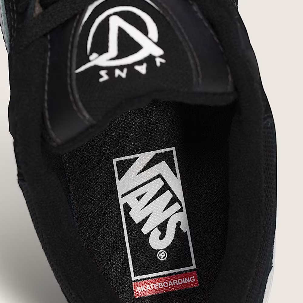 Vans Skate Rowan Z3 VN000V74BWT1 Black White Red Suede Skateboard