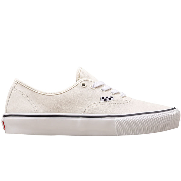 Skate Authentic White Gunmetal Vans VNOA5FC8XQL Suede White