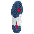 The image shows the sole of the White Brown Tekkira HQ4814 Adidas Skateboarding Suede Leather Shoes, with textured geometric tread patterns and an embossed Adidas logo. Lightmotion cushioning provides enhanced comfort.