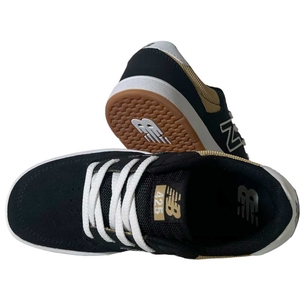 YOUTH YS425 BNT Black White Tan New Balance Youth Numeric Suede