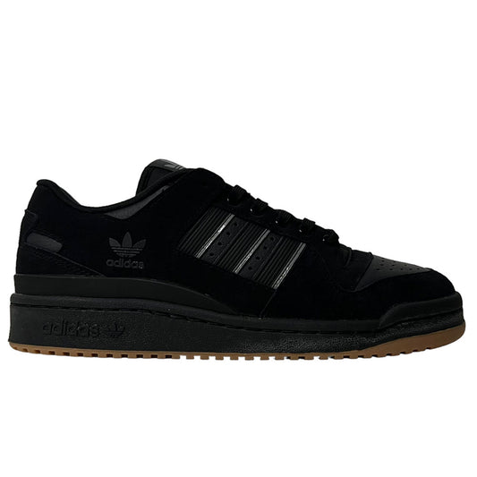 Adidas Forum 84 Black Carbon Grey Suede Leather Shoes