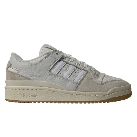 Adidas Forum 84 White Cream Suede Leather Shoes