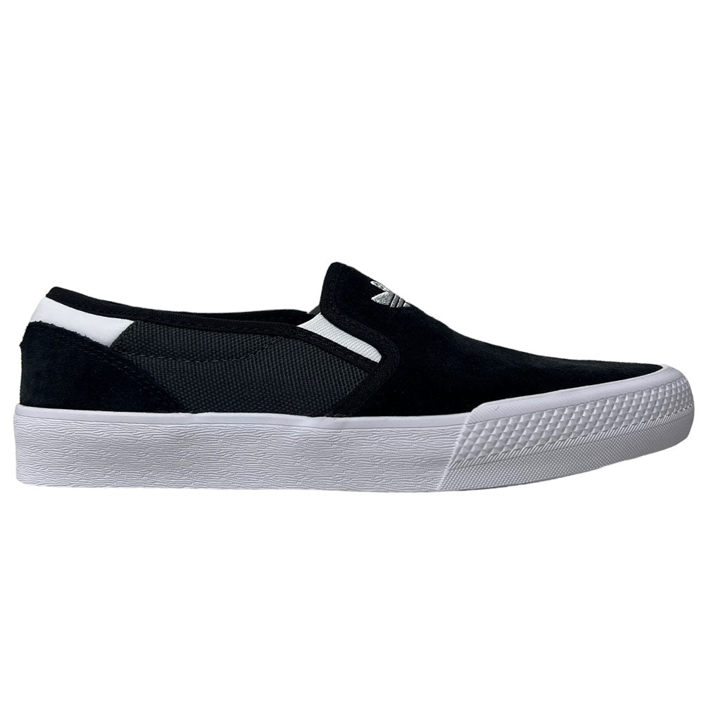 Adidas Shmoofoil Slip Black Grey White Suede Shoes
