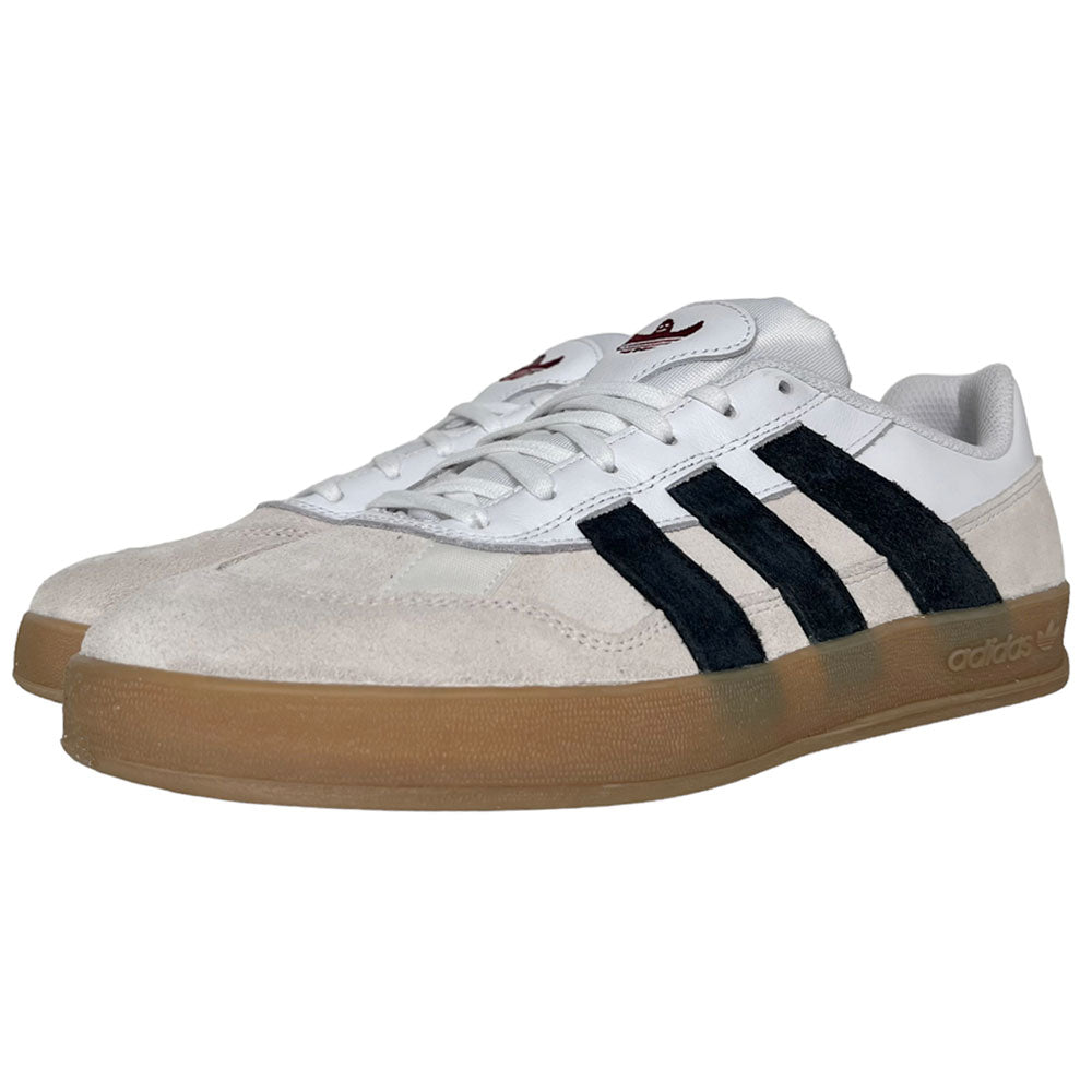 Adidas Aloha Super Mark Gonzales White Black Gum Suede Shoes