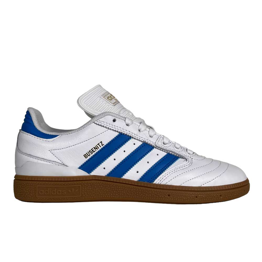 Adidas Busenitz White Bluebird Gold Gum Leather Shoes